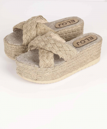 دمپایی پلاستیکی - پارچه ای